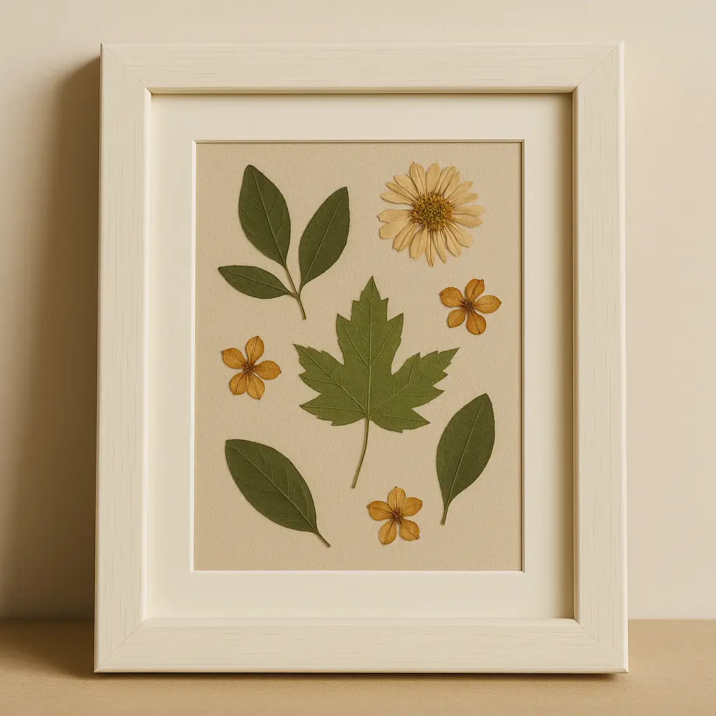 Quadros com Folhas e Flores Secas: Dicas de Composição