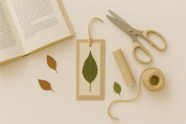 marcadores folhas secas