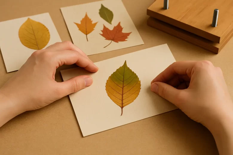 Como preservar folhas prensadas